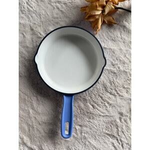 Cooks Essentials 9" Cast Iron Skillet Blue